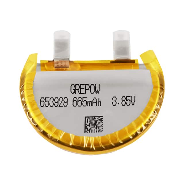 Grepow Inc. GRP653929-3.85V-665MAH