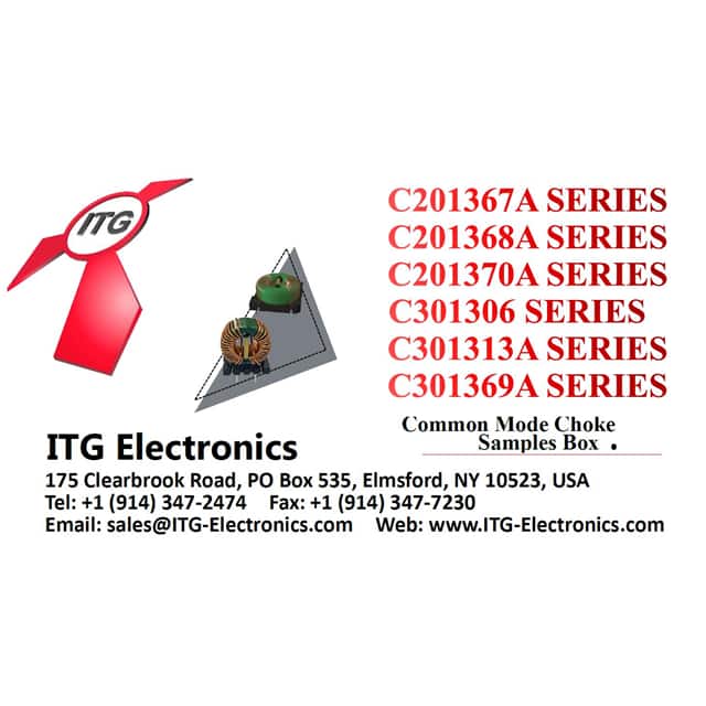 ITG Electronics, Inc. HIGH CURRENT CMC SAMPLES KIT