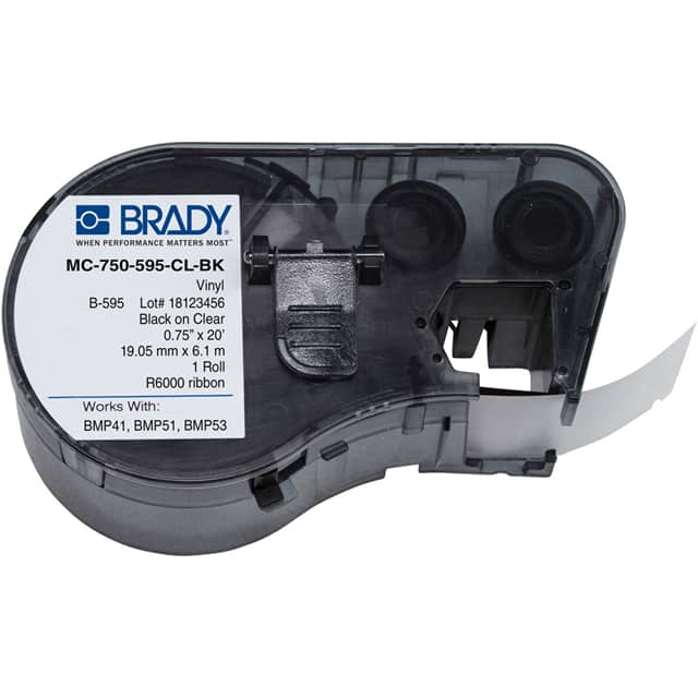 Brady Corporation MC-750-595-CL-BK