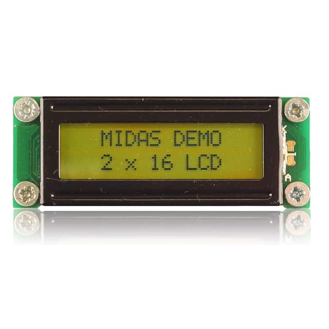 Midas Displays MC21603A6W-SPTLY-V2