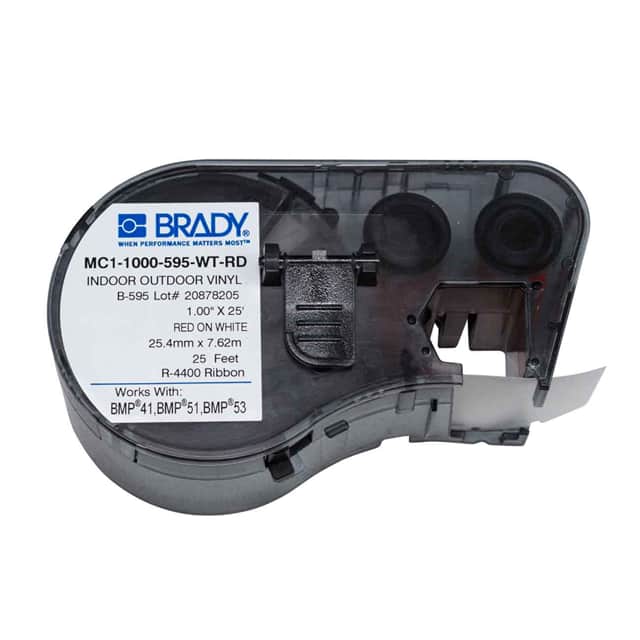 Brady Corporation MC1-1000-595-WT-RD