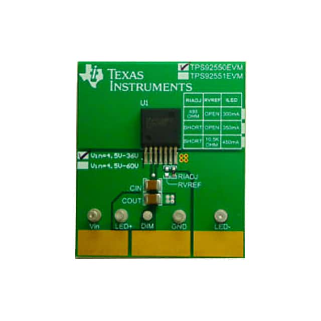 Texas Instruments TPS92550EVM/NOPB