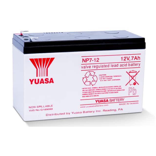 Yuasa Battery NP7-12/250