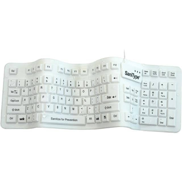 WetKeys Washable Keyboards KBSTFC106-W-C10