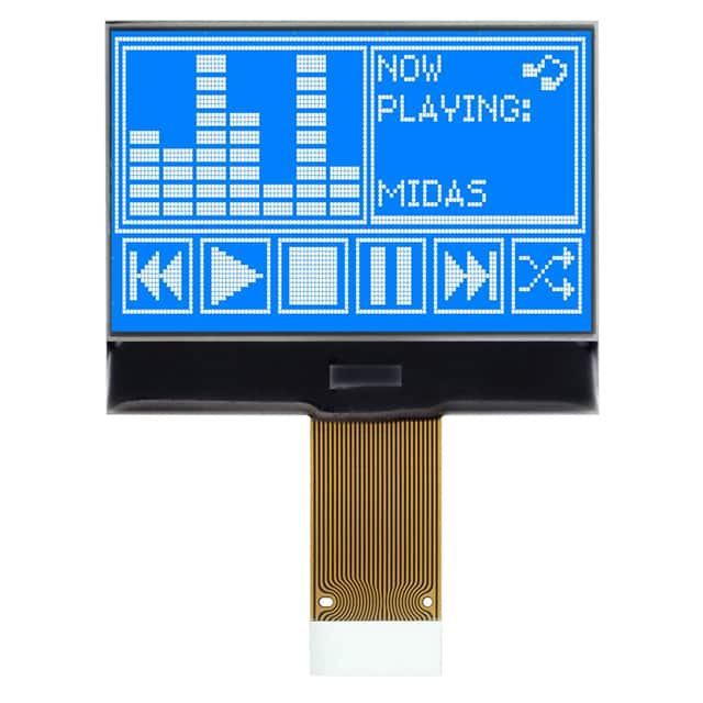 Midas Displays MCCOG128064B12W-BNMLW