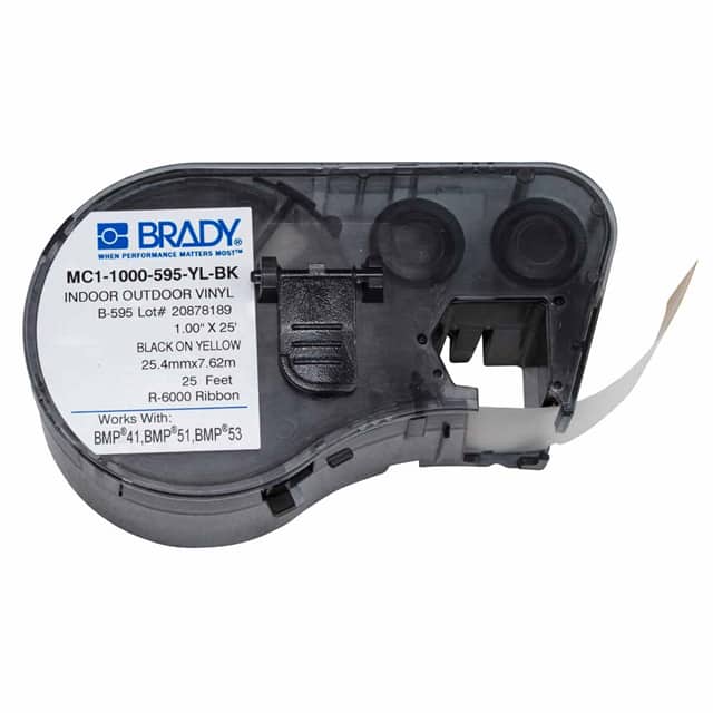 Brady Corporation MC1-1000-595-YL-BK