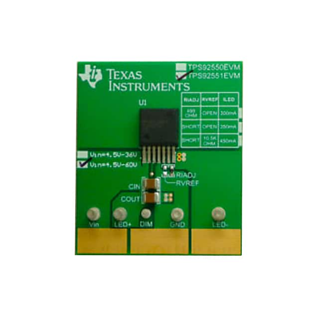 Texas Instruments TPS92551EVM/NOPB