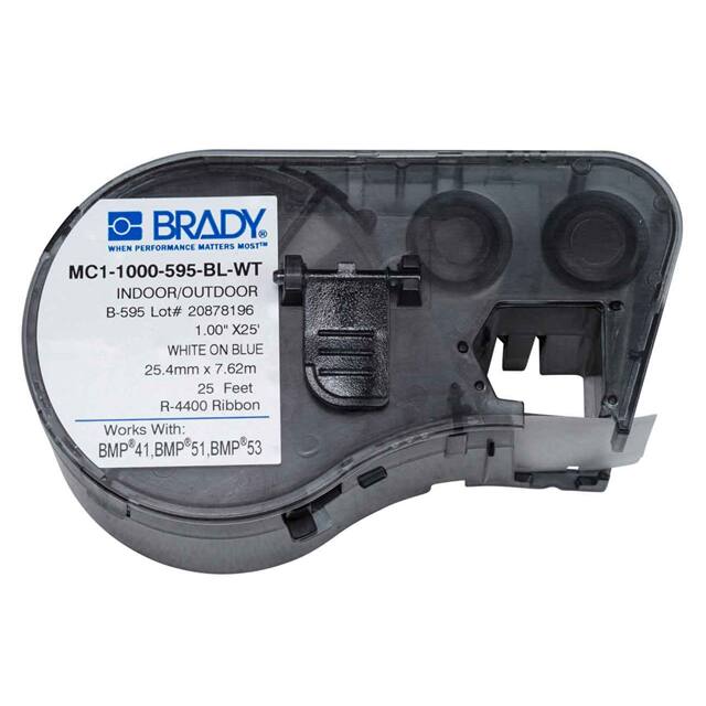 Brady Corporation MC1-1000-595-BL-WT