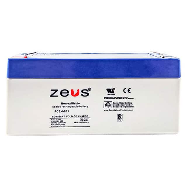 ZEUS Battery Products PC3.4-6F1
