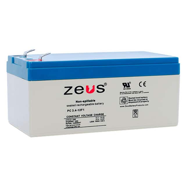 ZEUS Battery Products PC3.4-12F1