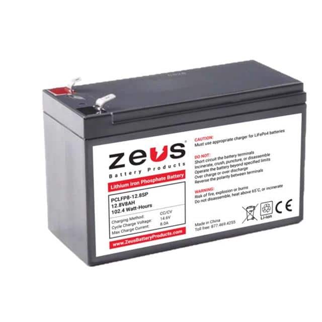 ZEUS Battery Products PCLFP8-12.8SP F2