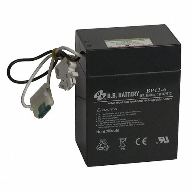 B B Battery BP13-6-WH