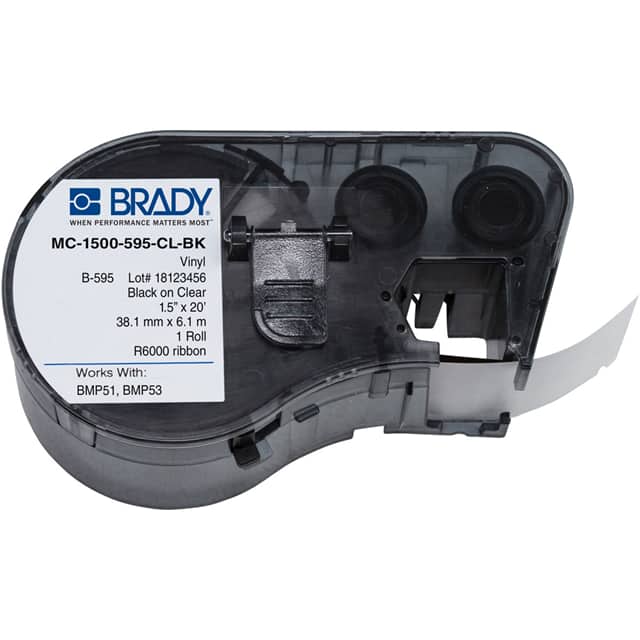 Brady Corporation MC-1500-595-CL-BK
