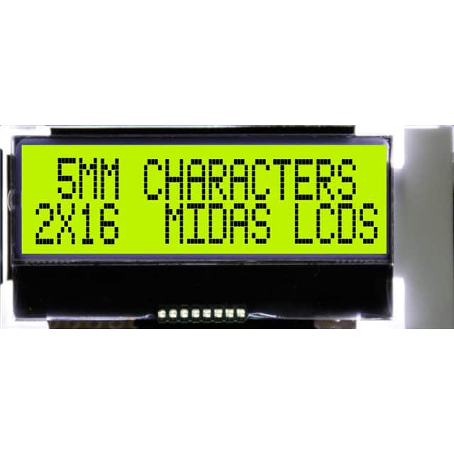 Midas Displays MCCOG21605B6W-SPTLYI